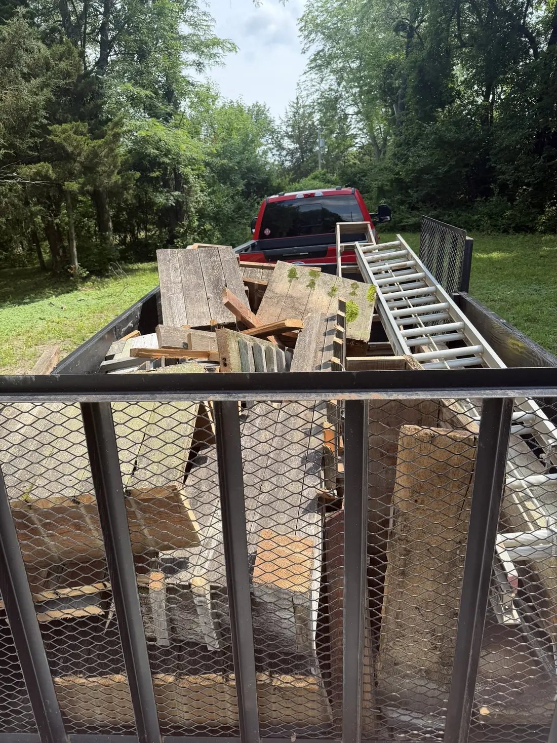 Junk hauled and loaded for a Lee's Summit cleanout